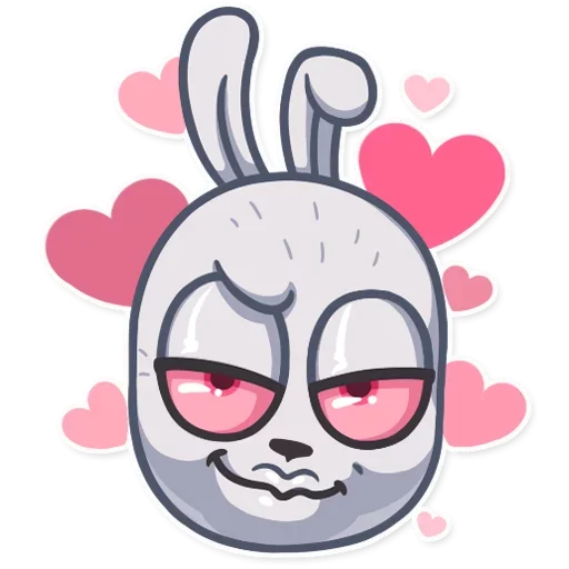 Sticker from the "Bunny" sticker pack