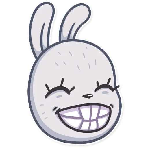 Sticker from the "Bunny" sticker pack