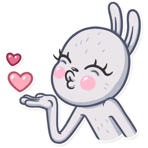 Sticker from the "Bunny" sticker pack