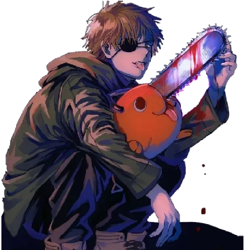 Sticker from the "Chainsaw man" sticker pack