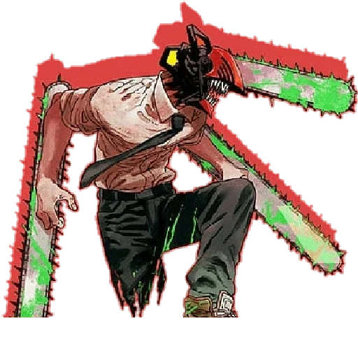 Sticker from the "Chainsaw man" sticker pack