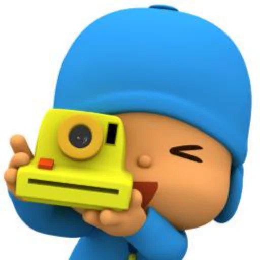 Sticker from the "Pocoyo" sticker pack