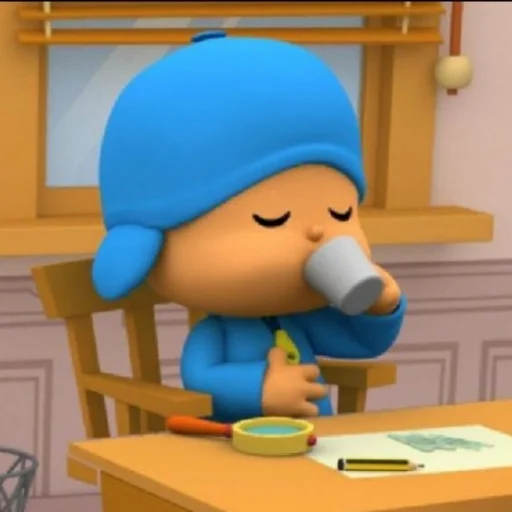 Sticker from the "Pocoyo" sticker pack