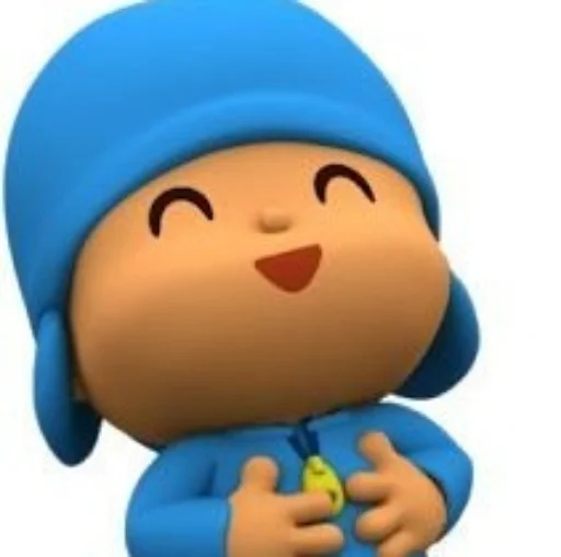 Sticker from the "Pocoyo" sticker pack