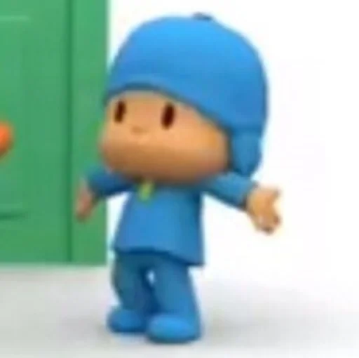 Sticker from the "Pocoyo" sticker pack