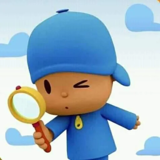 Sticker from the "Pocoyo" sticker pack