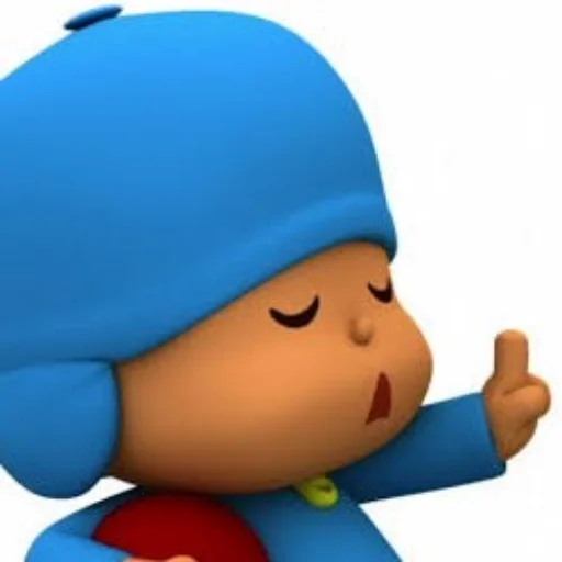 Sticker from the "Pocoyo" sticker pack