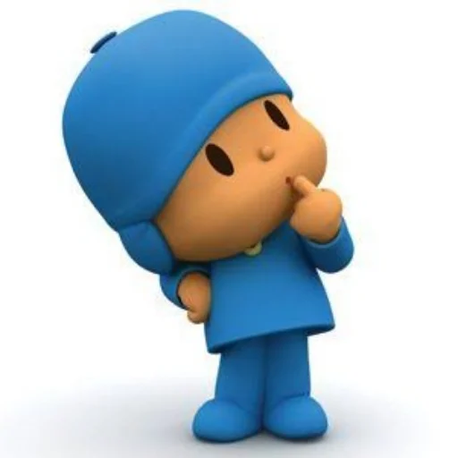 Sticker from the "Pocoyo" sticker pack