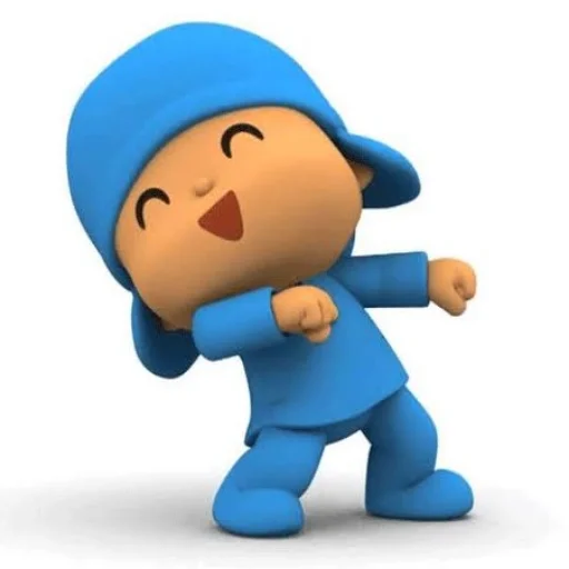 Sticker from the "Pocoyo" sticker pack