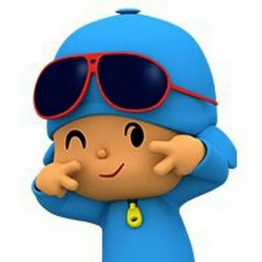 Sticker from the "Pocoyo" sticker pack