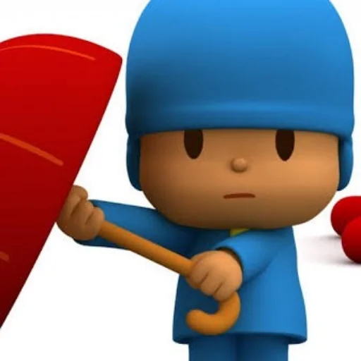 Sticker from the "Pocoyo" sticker pack