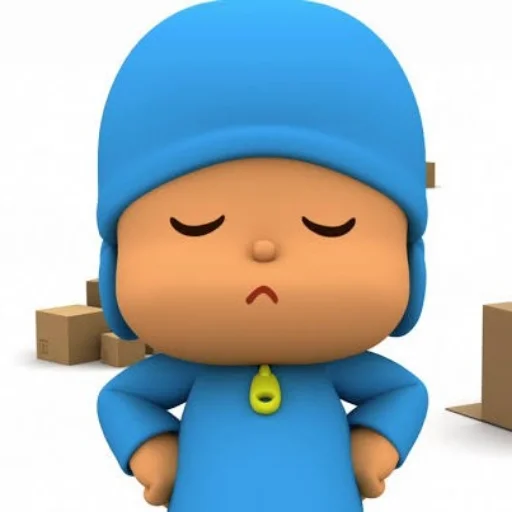 Sticker from the "Pocoyo" sticker pack