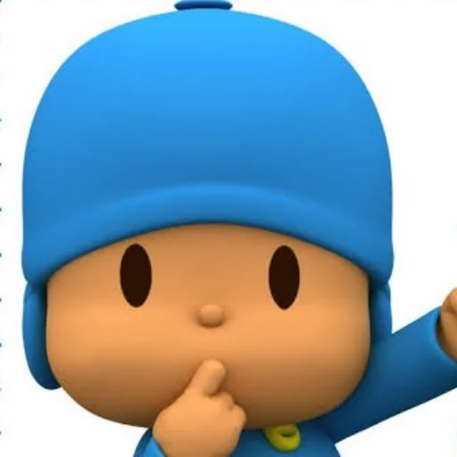 Sticker from the "Pocoyo" sticker pack