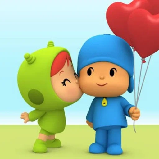 Sticker from the "Pocoyo" sticker pack