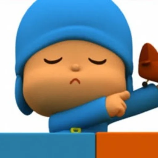 Sticker from the "Pocoyo" sticker pack