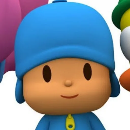 Sticker from the "Pocoyo" sticker pack