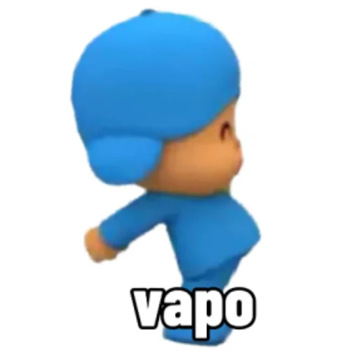 Sticker from the "Pocoyo" sticker pack