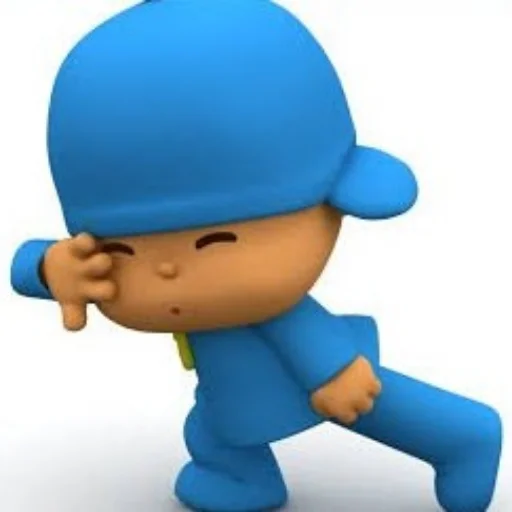 Sticker from the "Pocoyo" sticker pack