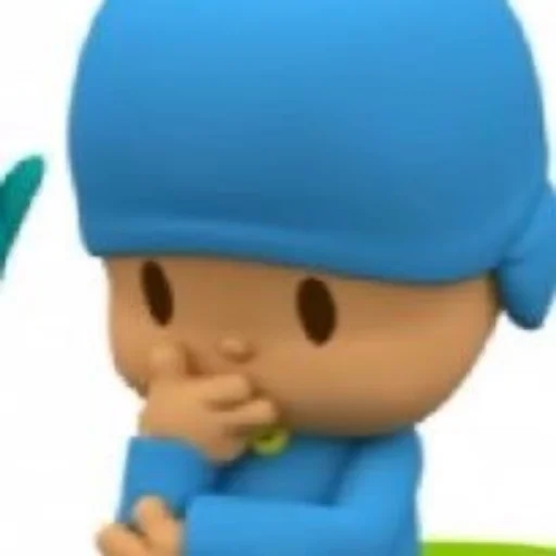 Sticker from the "Pocoyo" sticker pack