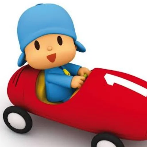 Sticker from the "Pocoyo" sticker pack