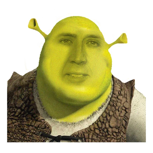 Sticker from the "Nicolas Cage" sticker pack