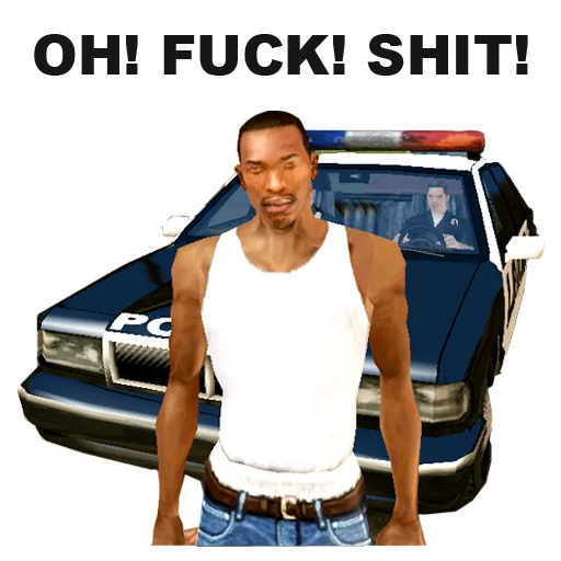 Sticker from the "GTA: San Andreas" sticker pack