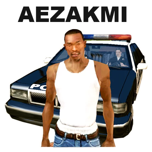 Sticker from the "GTA: San Andreas" sticker pack