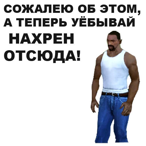 Стикер из набора "GTA: San Andreas"