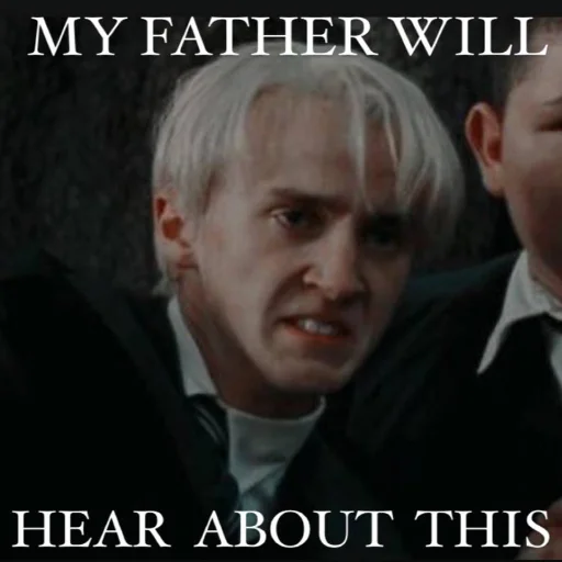 Sticker from the "Fucking Draco Malfoy" sticker pack