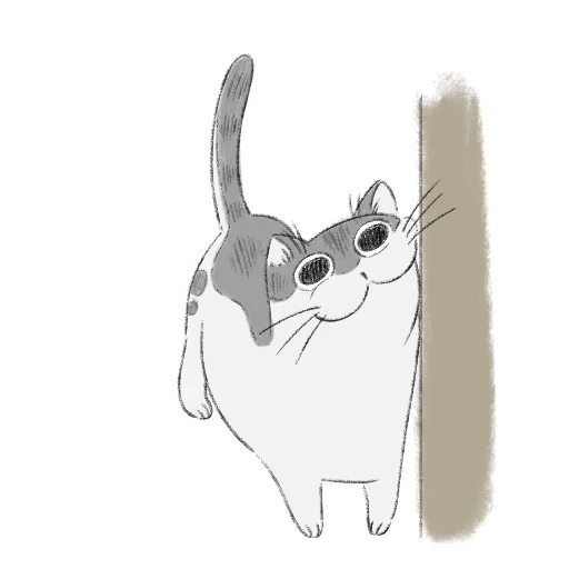 Sticker from the "Котик Кирюга" sticker pack