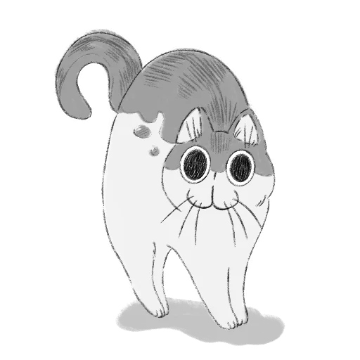 Sticker from the "Котик Кирюга" sticker pack