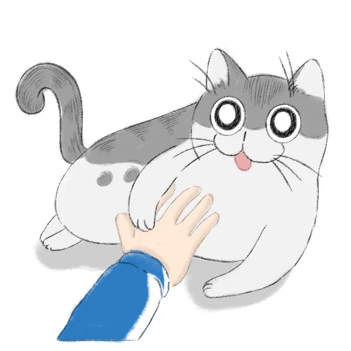 Sticker from the "Котик Кирюга" sticker pack