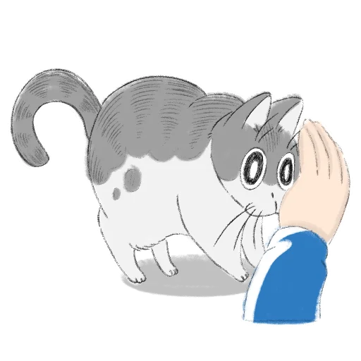 Sticker from the "Котик Кирюга" sticker pack