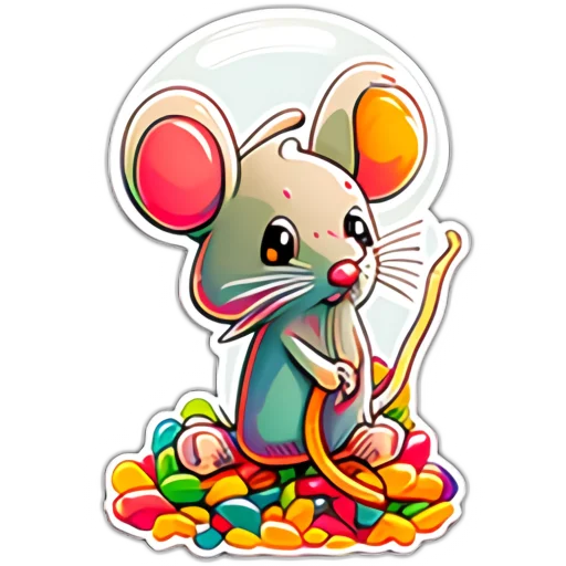 Sticker Neural mouse