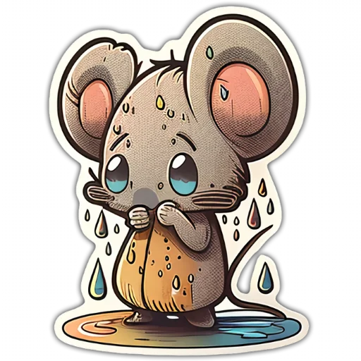 Sticker from the "Neural mouse" sticker pack