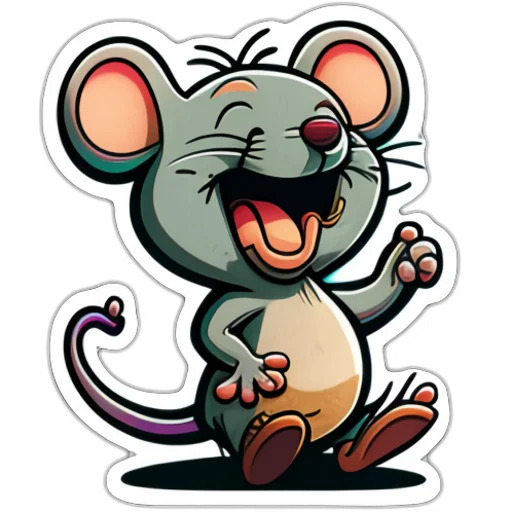 Sticker Neural mouse