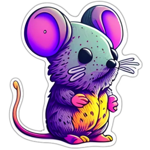 Sticker from the "Neural mouse" sticker pack