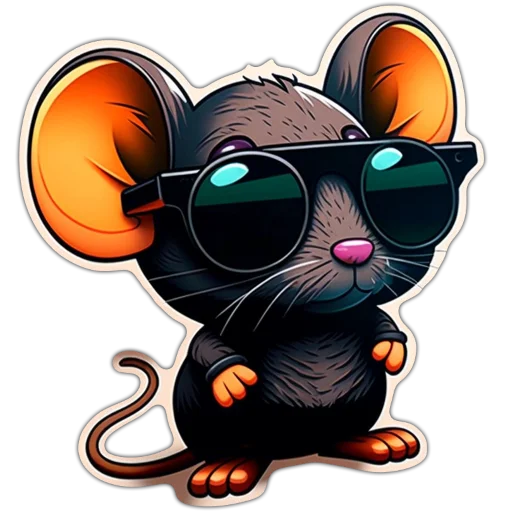 Sticker from the "Neural mouse" sticker pack