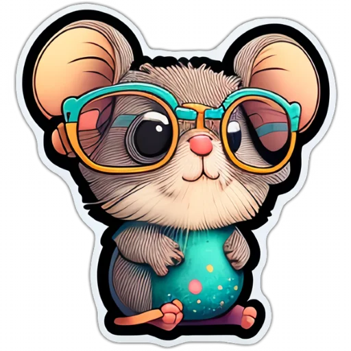 Sticker from the "Neural mouse" sticker pack