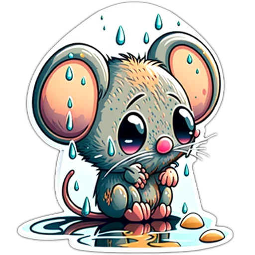 Sticker from the "Neural mouse" sticker pack