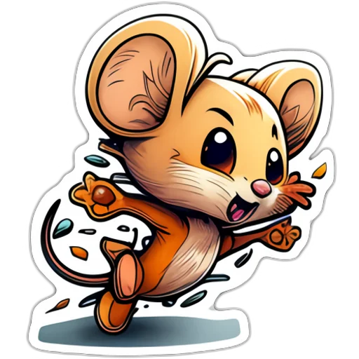 Sticker from the "Neural mouse" sticker pack