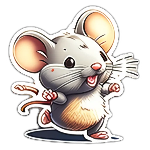 Sticker Neural mouse