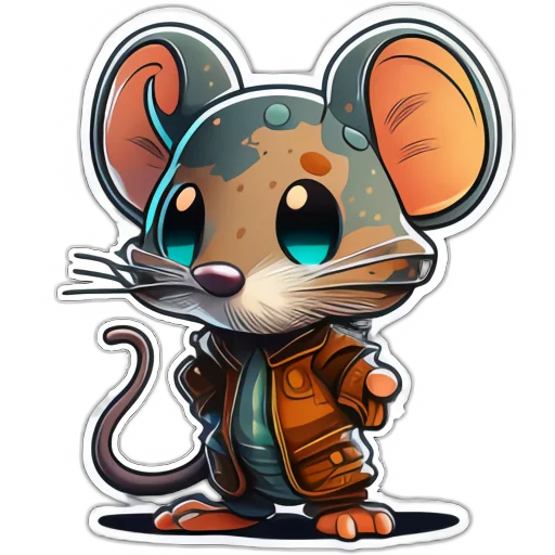 Sticker from the "Neural mouse" sticker pack