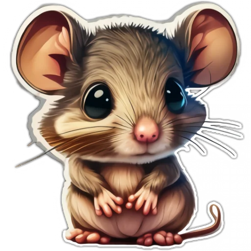 Sticker from the "Neural mouse" sticker pack