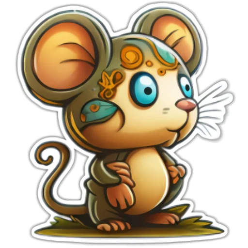 Sticker Neural mouse