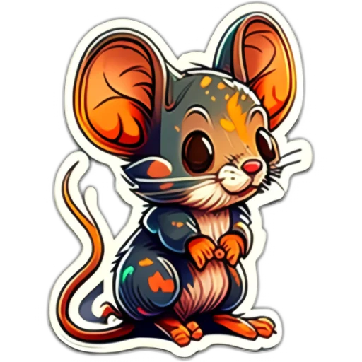 Sticker from the "Neural mouse" sticker pack