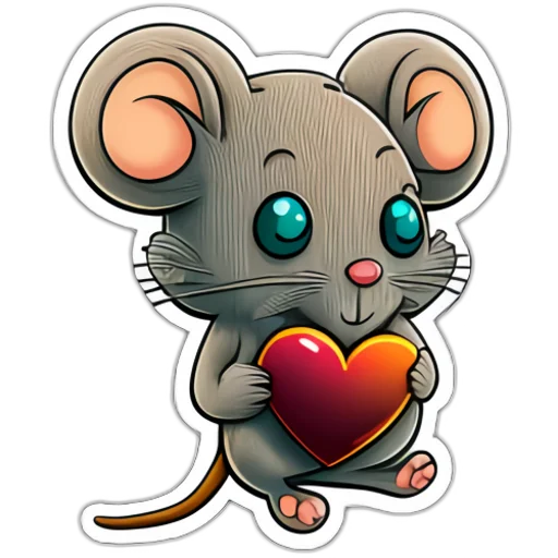 Sticker Neural mouse