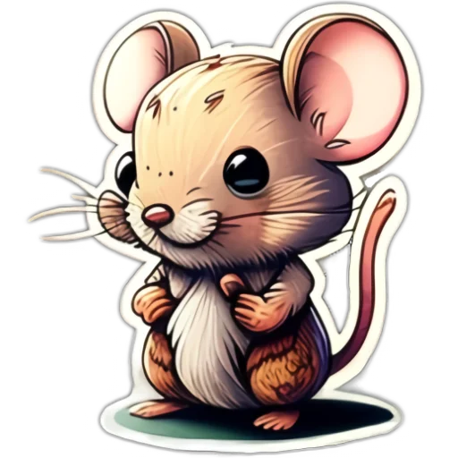 Sticker from the "Neural mouse" sticker pack