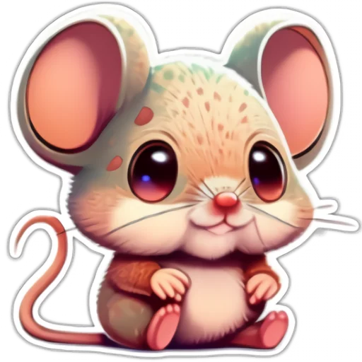 Sticker from the "Neural mouse" sticker pack