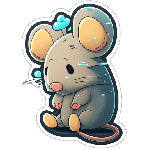 Sticker from the "Neural mouse" sticker pack